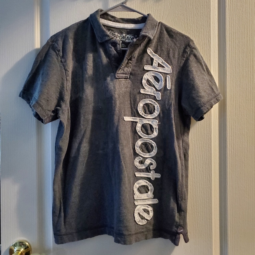Aeropostle Retro Collar Tee